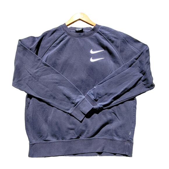 Nike International Double Swoosh Crewneck Sweatshirt - Picture 2 of 11